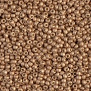 Rocalla Miyuki Duracoat 11/0 4204F - Galvanizado mate color champán x 100 g