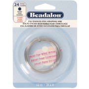 Alambre redondo de 0,51 mm - Acero inoxidable 316L x12m