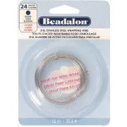 Alambre redondo de 0,51 mm - Acero inoxidable 316L x12m