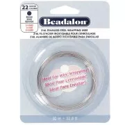 Alambre redondo de 0,64 mm - Acero inoxidable 316L x10m