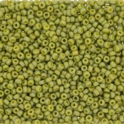 Rocalla Miyuki 11/0 4697 - Opaque Glazed Olive Mat AB x8g
