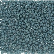 Rocalla Miyuki 11/0 4702 - Opaque Glazed Peacock Mat AB x8g