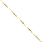 Cadena malla Forçat 1.45 mm de Acero inoxidable  Dorado 316L x50cm|raw }}