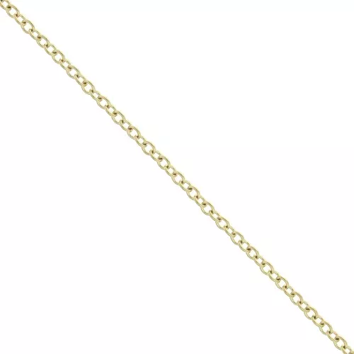 Cadena malla Forçat 1.45 mm de Acero inoxidable Dorado 316L x50cm
