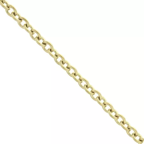 Cadena malla Forçat 3.1 mm de Acero inoxidable Dorado 316L x50cm