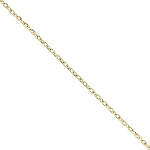 Cadena malla Forçat 1.3 mm de Acero inoxidable Dorado 316L x50cm