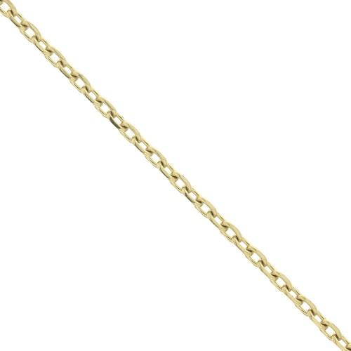 Cadena malla Forçat 2 mm de Acero inoxidable  Dorado 316L x50cm