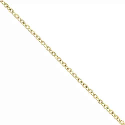 Cadena malla Forçat 1.6 mm de Acero inoxidable Dorado 316L x50cm