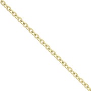 Cadena malla Forçat  2.3 mm de Acero inoxidable  Dorado 316L x50cm|raw }}