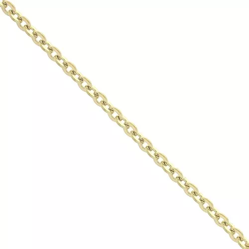 Cadena malla Forçat 2.3 mm de Acero inoxidable Dorado 316L x50cm