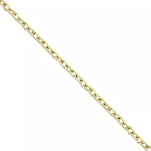 Cadena malla Forçat plana 1.8 mm de Acero inoxidable  Dorado 316L x50cm