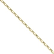Cadena malla Pulsera 1.8 mm de Acero inoxidable Dorado 316L x50cm