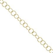 Cadena malla Forçat 4 mm de Acero inoxidable  Dorado 316L x50cm|raw }}