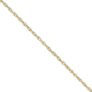 Cadena malla Corde 1.5 mm de Acero inoxidable  Dorado 316L x50cm|raw }}