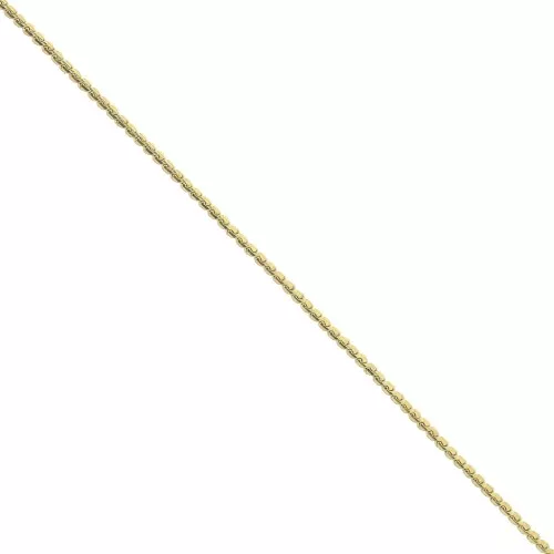 Cadena malla Anglaise plana 0.9 mm de Acero inoxidable Dorado 316L x50cm