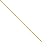 Cadena malla Paloma 0.85 mm de Acero inoxidable  Dorado 316L x50cm|raw }}