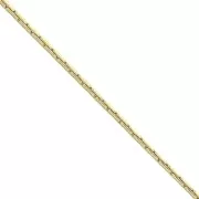 Cadena malla Paloma 0.85 mm de Acero inoxidable  Dorado 316L x50cm