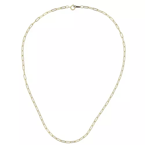Gargantilla ajustable malla Rectangular 2.5 mm de Gold filled x42 cm