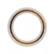 Molde de silicono para hacer pulseras facetadas de resina 56x7x5 mm x1