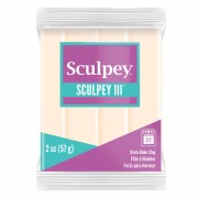 Pasta Sculpey III 57 gr Translucent (n°010)|raw }}