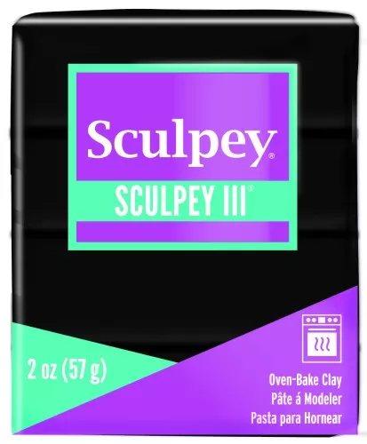 Pasta Sculpey III 57 gr Black (n°042)
