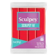 Pasta Sculpey III 57 gr Red hot red (n°583)