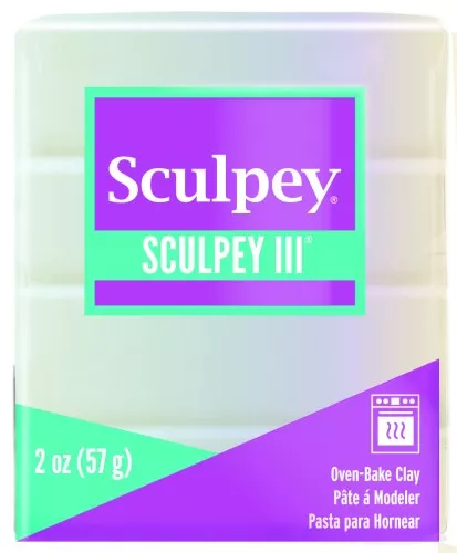Pasta Sculpey III 57 gr Pearl (n°1101)