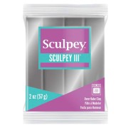 Pasta Sculpey III 57 gr Silver (n°1130)|raw }}