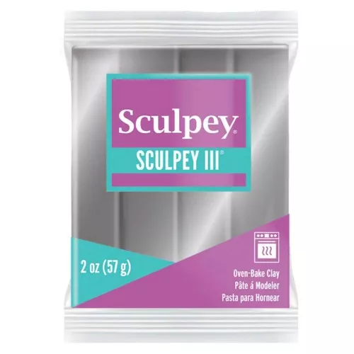 Pasta Sculpey III 57 gr Silver (n°1130)