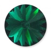 Cabuchón PureCrystal 1122 Rivoli 14 mm Emerald|raw }}