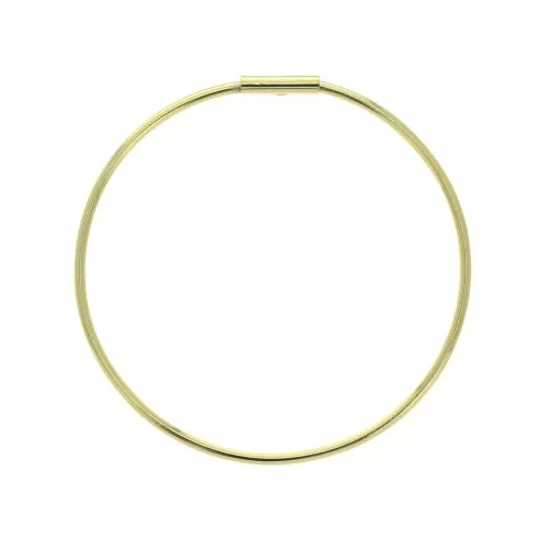Pendientes de aro y criollas a personalizar 39 mm - Dorado con oro fino x2