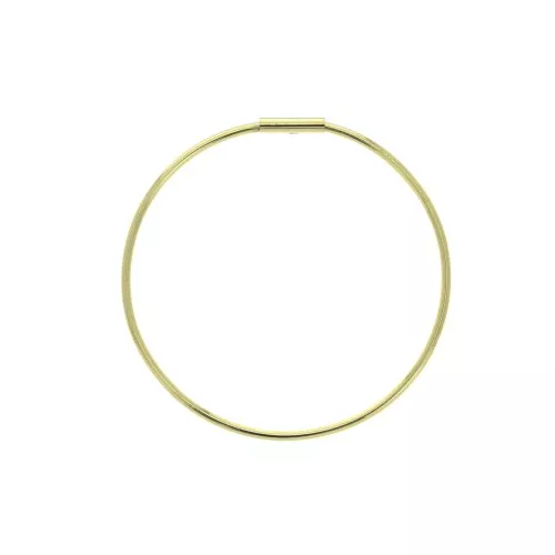 Pendientes de aro y criollas a personalizar 30 mm - Dorado con oro fino x2