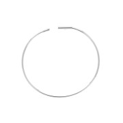 Pendientes de aro y criollas a personalizar 30 mm - Rodiado x2