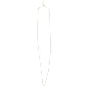 Collar largo malla bola 1.5 mm - Dorado x 1