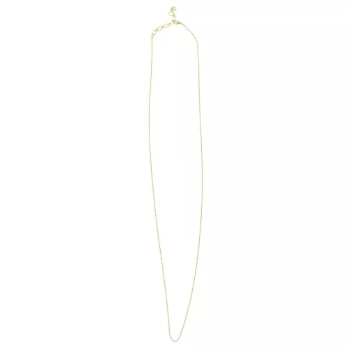 Collar largo malla bola 1.5 mm - Dorado x 1