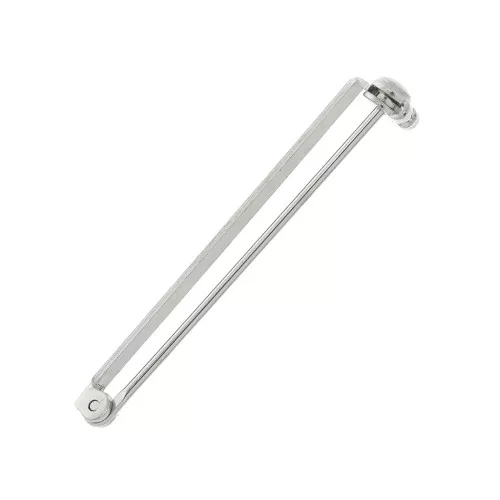 Imperdible Broche base para trabajos bisutería fantasía 38 mm - Rodiado x1