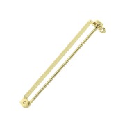 Imperdible Broche base para trabajos bisutería 38 mm - Dorado con oro fino x1|raw }}
