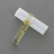 Molde silicona redondo para hacer colgantes de resina 49 mm x1