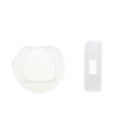 Protectores de silicona para pendientes clips 8x9 mm - Transparente x2|raw }}
