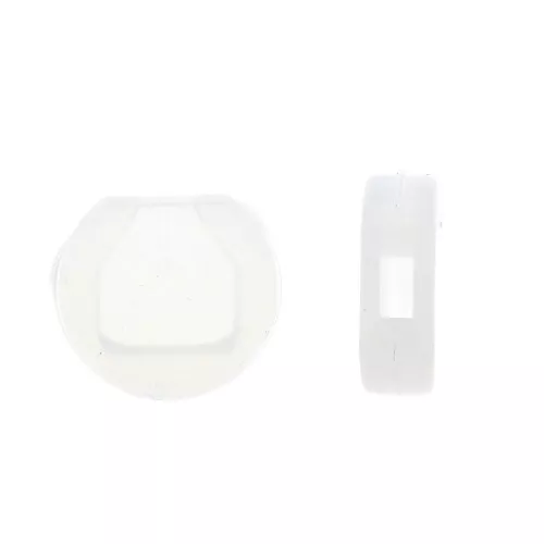 Protectores de silicona para pendientes clips 8x9 mm - Transparente x2