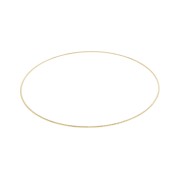 Pulsera jonc fino diamantado 65 mm Chapado de Oro 3 micras x19cm|raw }}