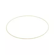 Pulsera jonc fino diamantado 65 mm Chapado de Oro 3 micras x19cm