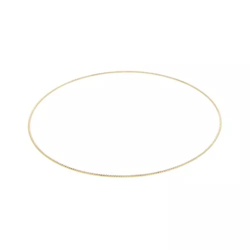 Pulsera jonc fino diamantado 65 mm Chapado de Oro 3 micras x19cm