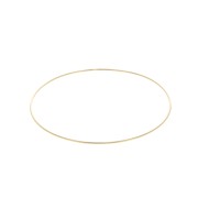 Pulsera jonc fino 60 mm Chapado de Oro 3 micras x19cm|raw }}