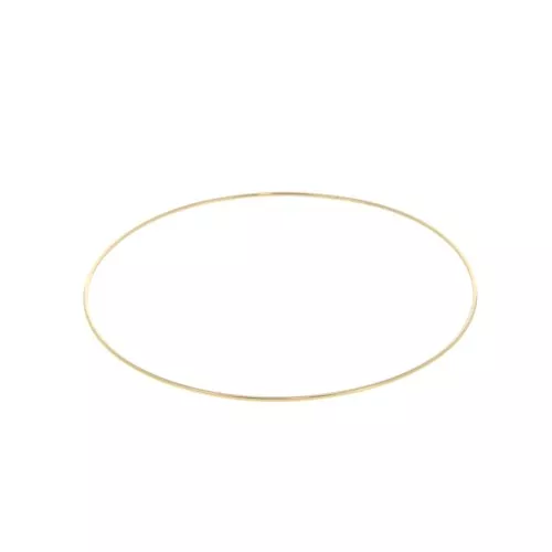 Pulsera jonc fino 60 mm Chapado de Oro 3 micras x19cm