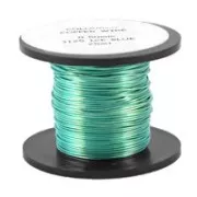 Hilo de cobre 0.50 mm Ice Blue x 25 m