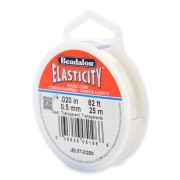 Elasticidad 0,5 mm - Transparente x25m