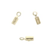 Terminales para apretar redondos 1.3 mm - Chapado de Oro 3 micras x4|raw }}