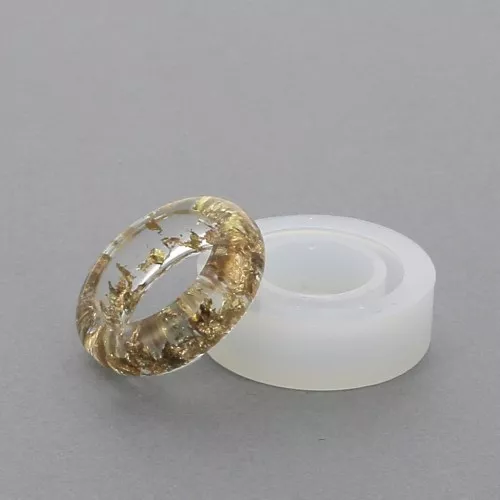 Molde silicona para hacer anillos de resina talla 56 x1