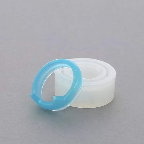 Molde silicona para hacer anillos modelo Gato de resina talla 53 x1